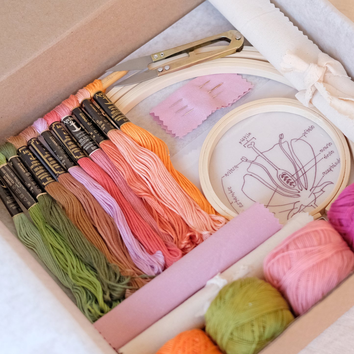 KIT DE BORDADO BOTÁNICO II