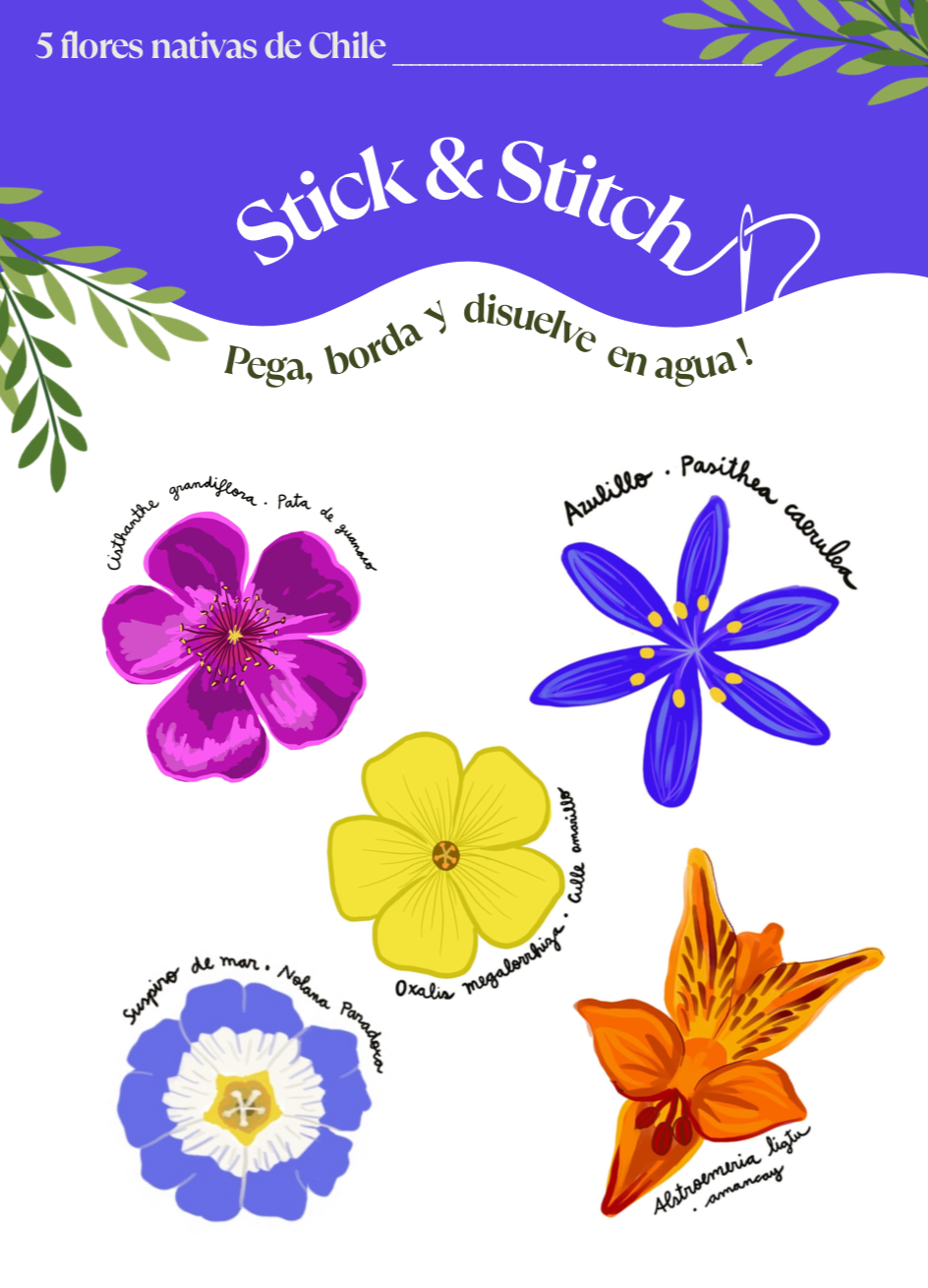 Pack "Stick & Stitch" - Flora Nativa