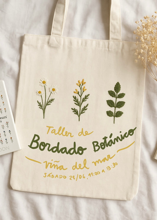 Taller de Bordado Botánico 🌿 Viña del Mar 28/06
